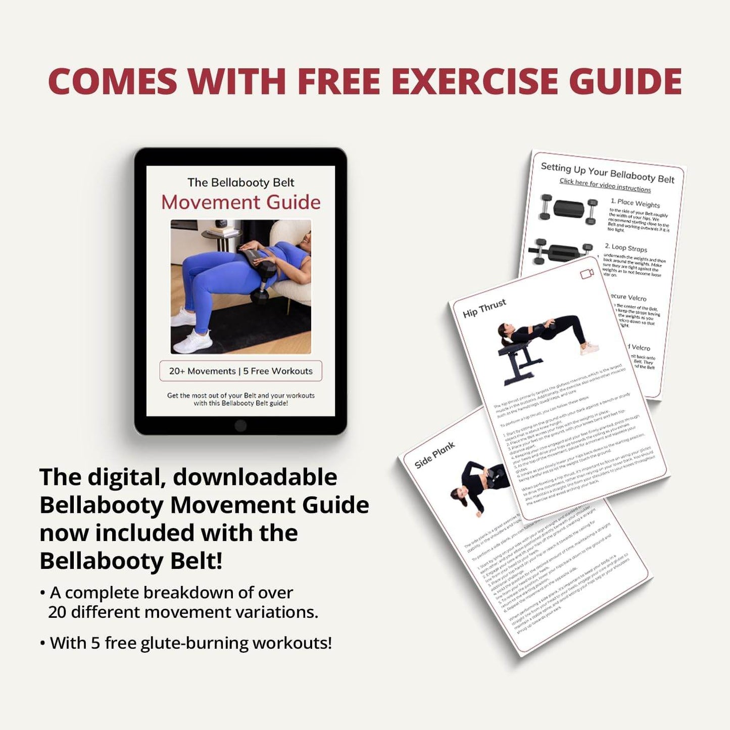 Exercise Hip Thrust Belt - FITECFIT