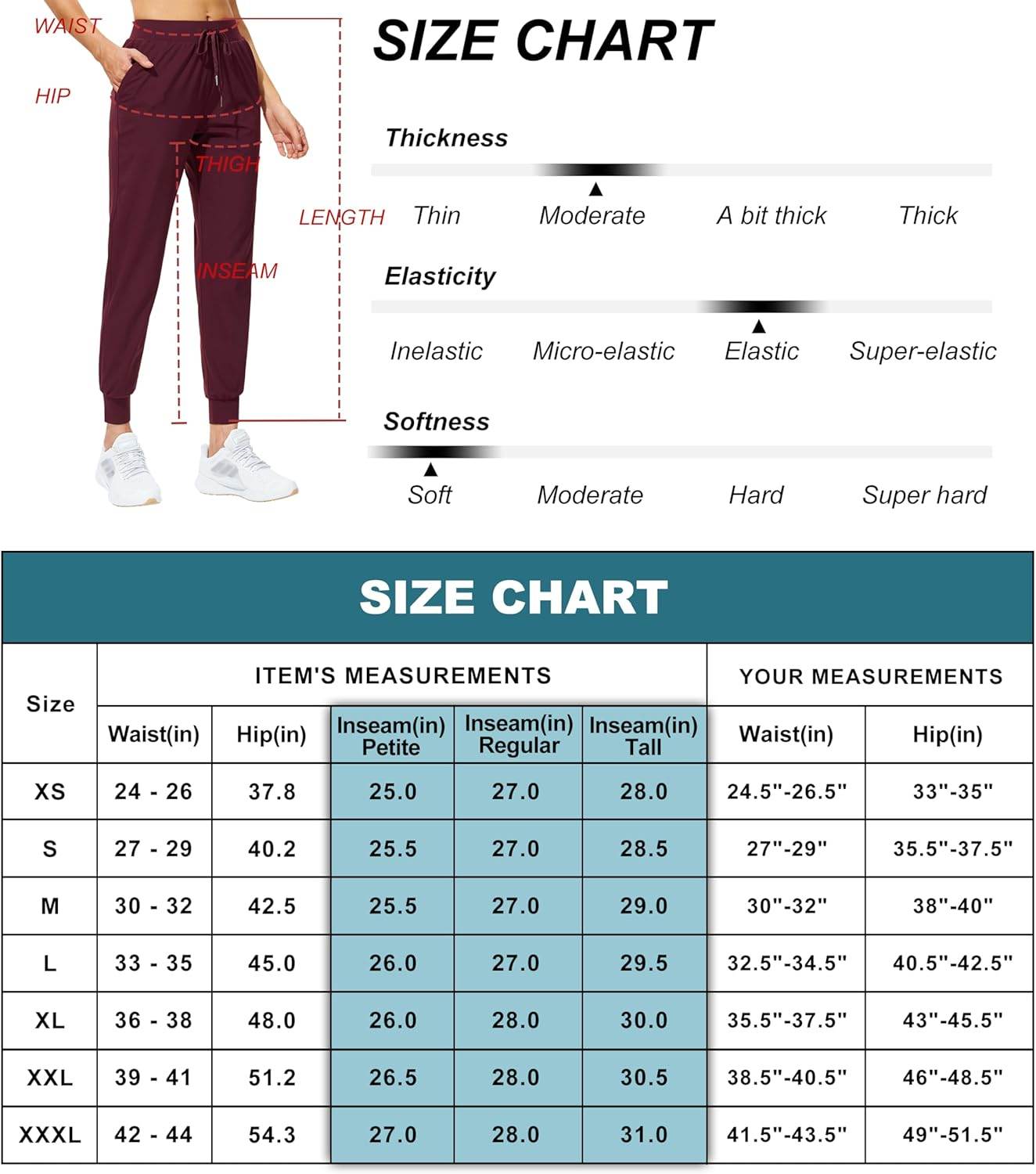 Libin Women's Joggers Pants Sweatpants with Pockets Athletic - FITECFIT