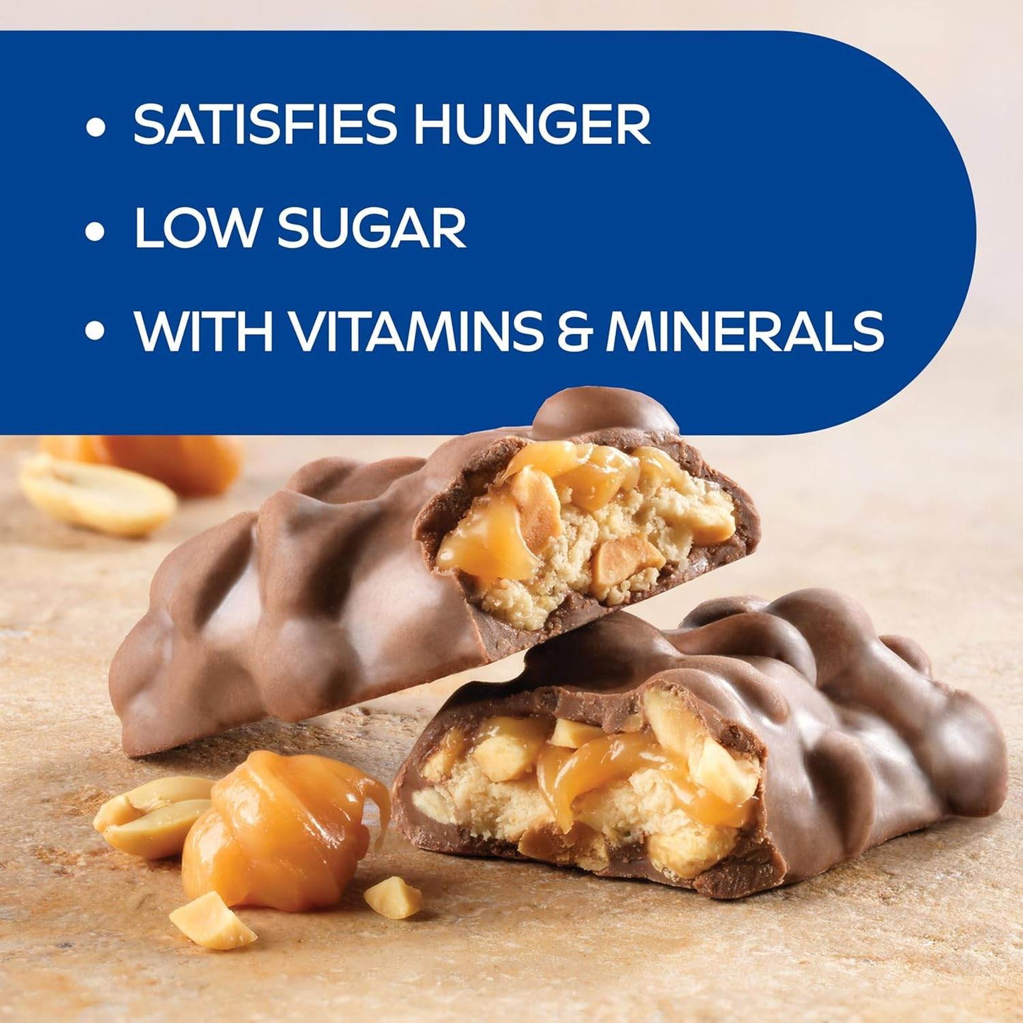 Caramel Chocolate Nut Snack Bar - 5 Pack - FITECFIT